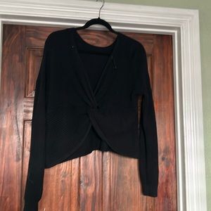 Twist crop sweater from hollister